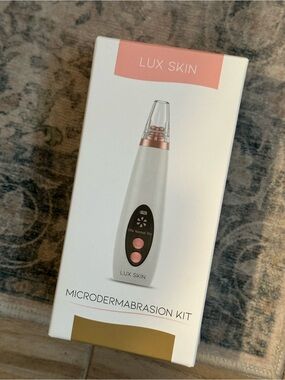 Pink & White Microdermabrasion Device - Gentle Exfoliation